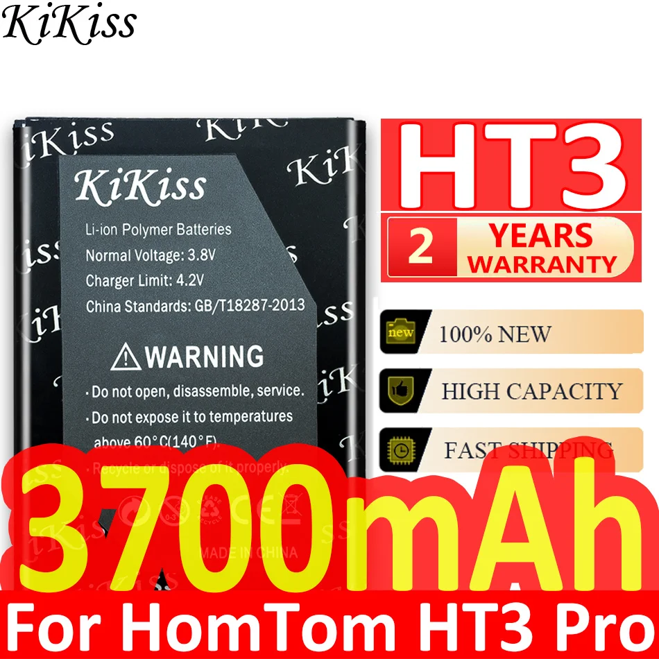 For Homtom HT3 Pro Reliable Power Supply 3700mAh Premium Replacement Mobile Phone Battery