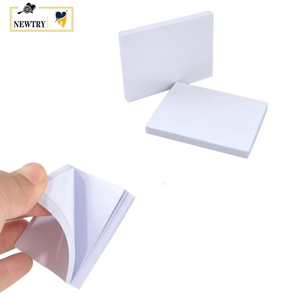 S/M/L Disposable Dental Blending Paper 100 Sheets With Spatula Dentistry Lab Cement Powder Thickened Mixing Paper Pad Consumable