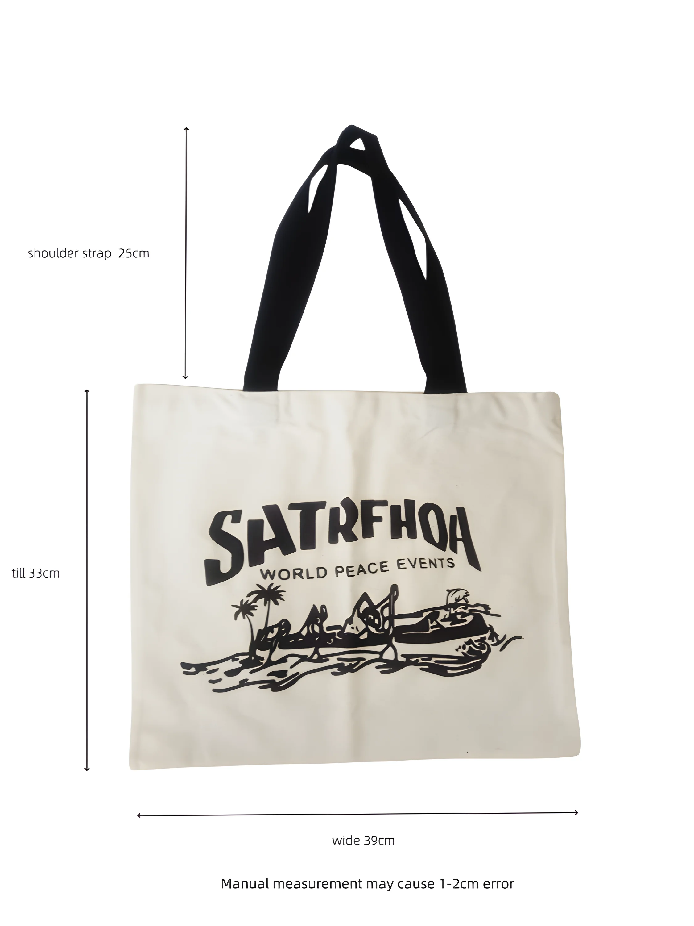 Versione coreana della borsa di tela ins in bianco e nero Hyun-un museo della vita con una spalla tutto-fiammifero alla moda