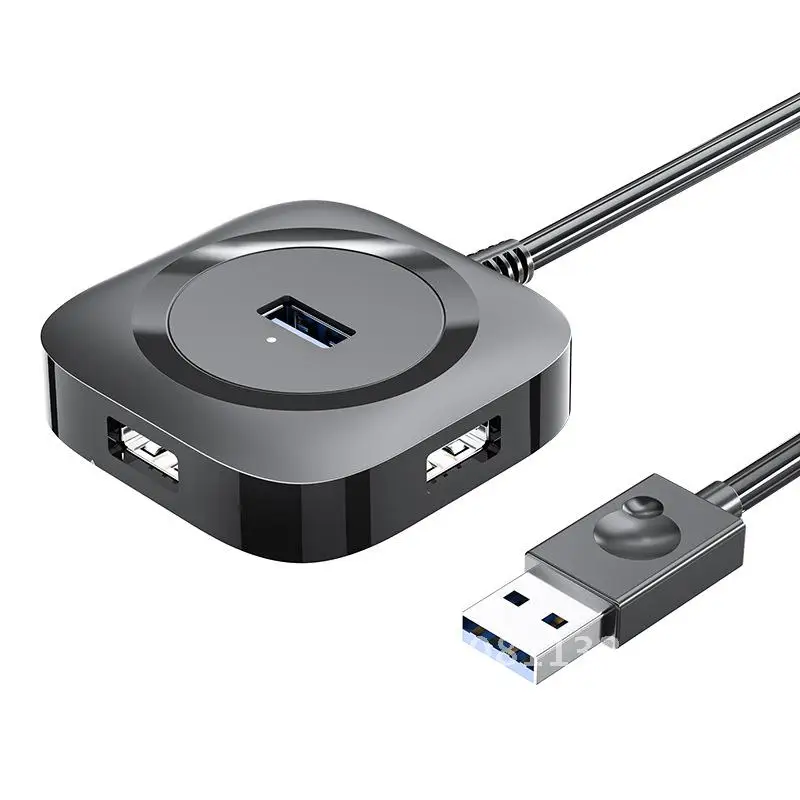 

USB 3.0 Разветвитель-концентратор «один-четыре», многофункциональный высокоскоростной удлинитель для ноутбука, док-станция с внешним источником питания