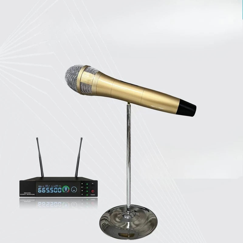 Giant oversized microphone wireless clubhouse,  internet-famous bar hall extra-large floor-standing microphone