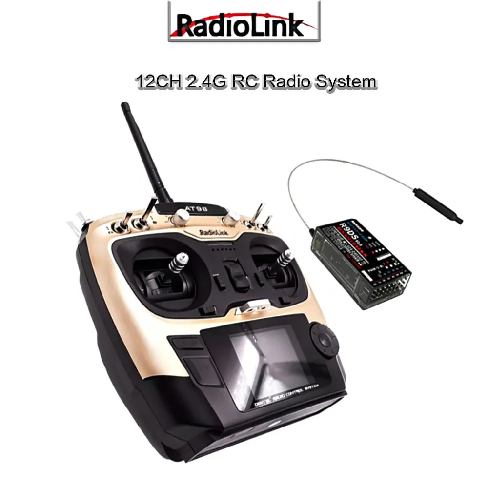 radiolink-at9s-pro-12ch-24ghz無線送信機とr9ds受信機付き-rcドローン、航空機、車、ボート用