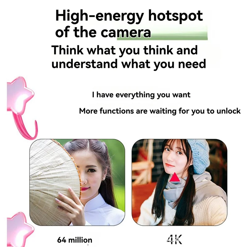 JABS-子供用デジタルカメラ HD ビデオ 4K 30Fps 2000Mah 長時間録画レコーダー フィルライト OTG 機能