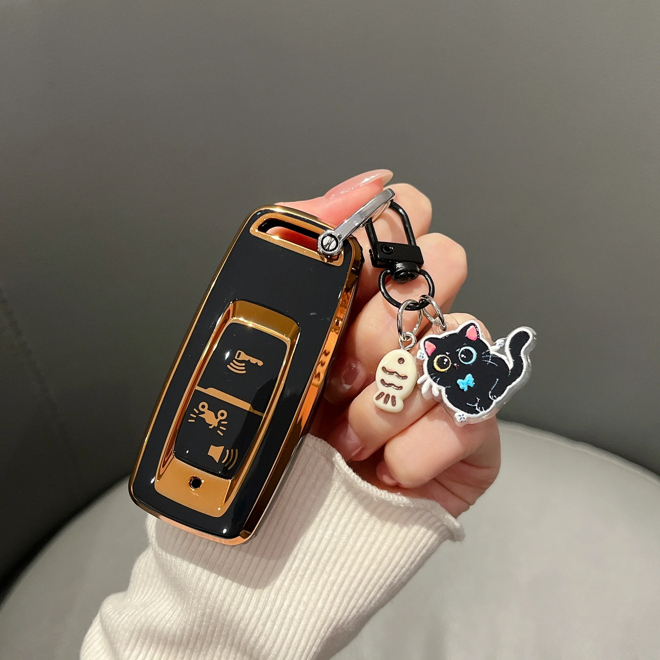 Motorcycle Smart Key Fob Case Cover Bag Shell for Honda NS125LA Forza 350 X-ADV PCX 160 RX125 Sundiro Honda Protection Accessori