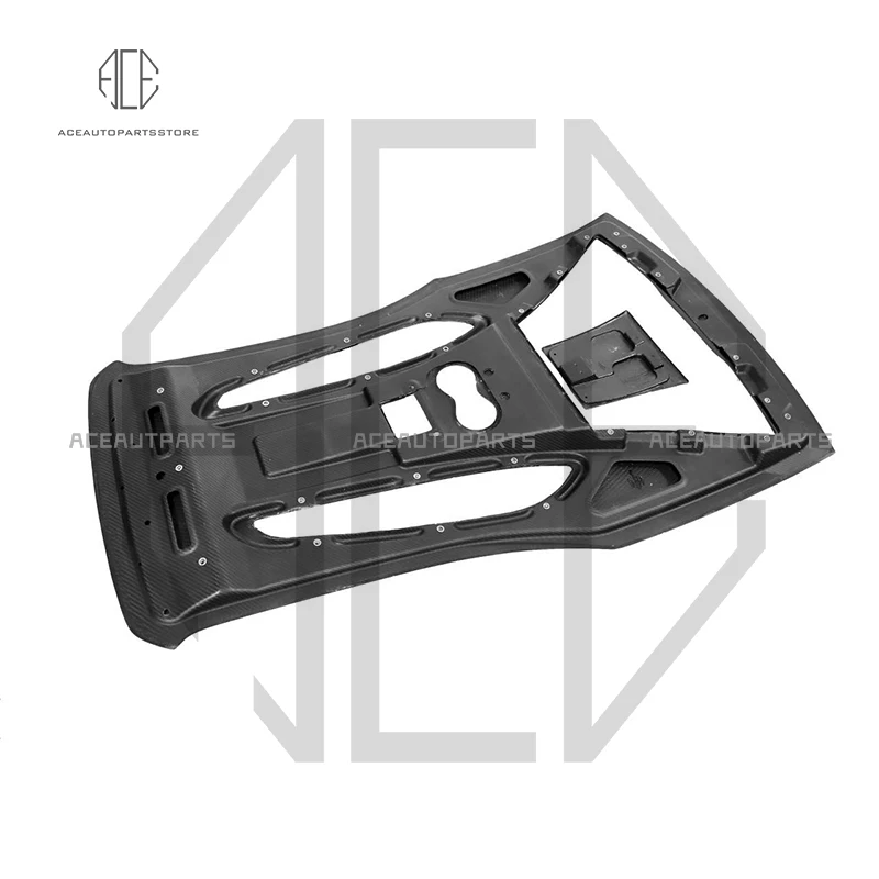 

For McLaren 540C 570S Retrofitted With OEM Style Dry Carbon Fiber Tail Cover Bonnet Body Kit