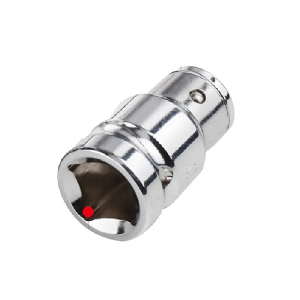 

High Quality Socket Adapter Silver Square Hole To Hexagon Ratchet Socket Adapter Bit Bottom Hex Bit Holder Converter