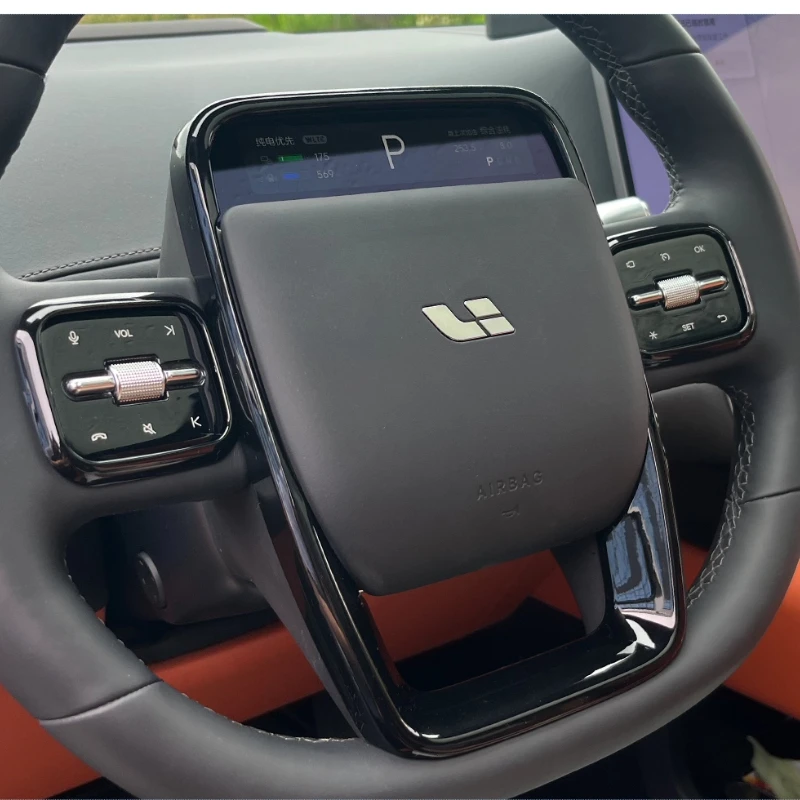 

Для LEADING IDEAL L6/L7/L8/L9 рулевое колесо декоративная рамка кнопка защитная крышка автомобильная этикетка наклейка модификация интерьера