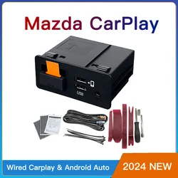 NEW P2 CarPlay Android Auto Module USB Adapter Hub  for Mazda3 Axela 6 2 CX5 CX3 CX8 CX9 Miata MX5 TK78669U0C K1414 Retrofit Kit