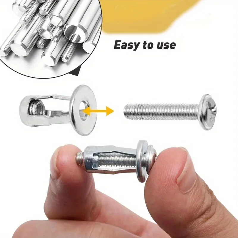 Jack Nuts Screw Petal Screw Anchors Petal Expansion Plugs for Curtain Expansion Clamp Petal Rivet Lock Bolt Board Wall Fasteners