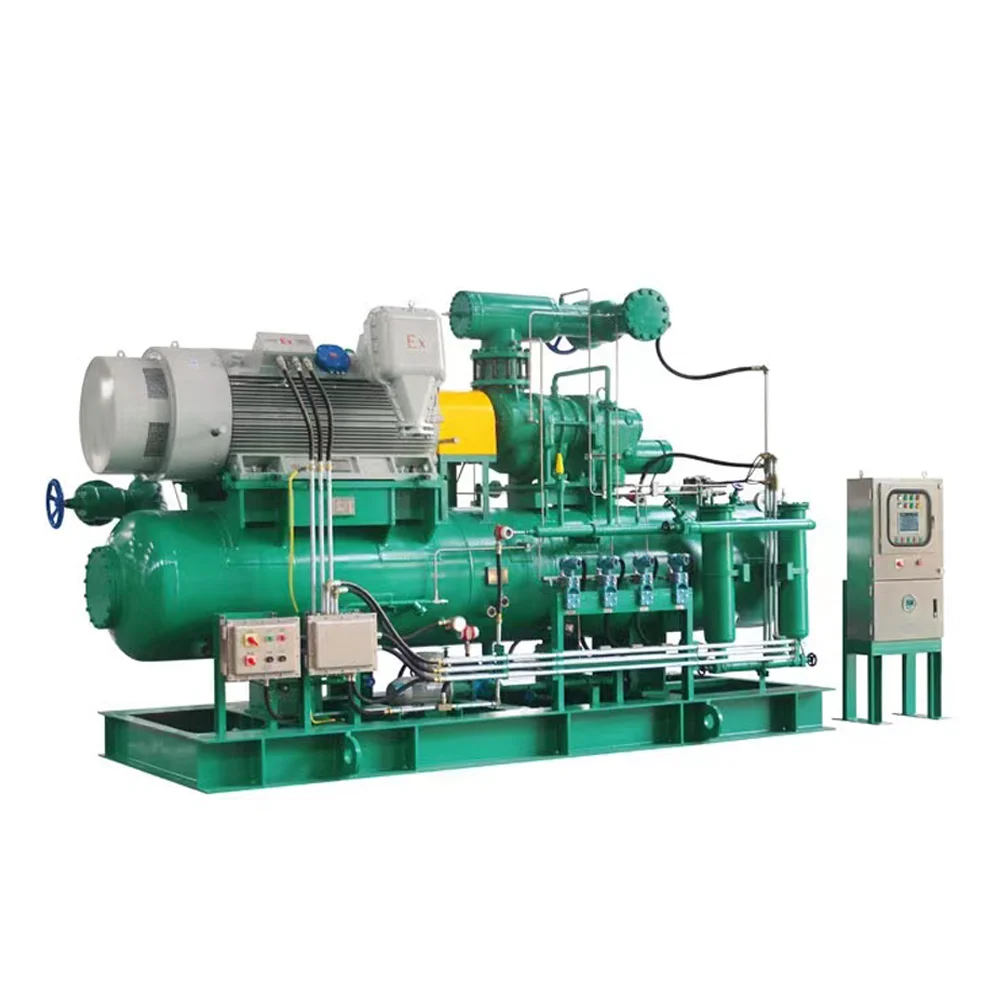 K aishan 200kw R717 Industrial Open Type Screw Ammonia Refrigeration Compressor