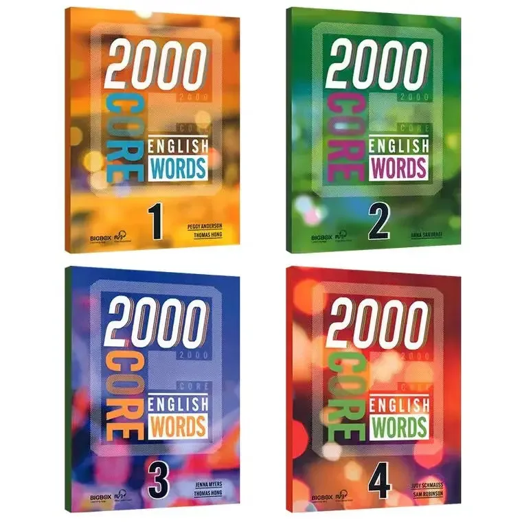 SAT-Core Words Inglês Vocabulary Book, 4000 Palavras Essenciais em Inglês, Nível 1-6 IELTS, Novo, 6 Livros por Conjunto