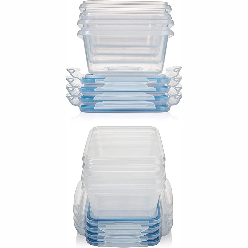 Kitchen Food Containers 12pcs-set,BPA FREE Lunch Box Sugar Cereals Storage Container