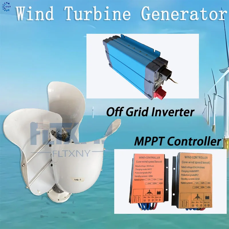 Free Energy 5000W Wind Turbine 10000W Vertical Wind Turbine Generator Permanent Magnet Suspension Low Wind Start Household 220V