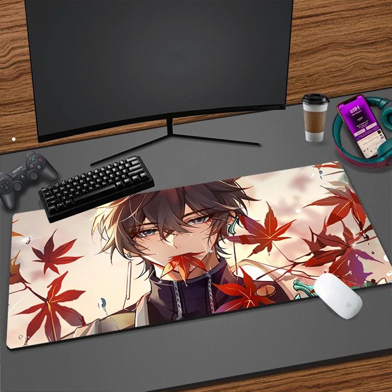 

Honkai Star Rail Danheng Mouse Pad Large Laptop Anime Mousepad Computer Gaming Accessories Game Cabinet Desk Mat Non Slip Carpet