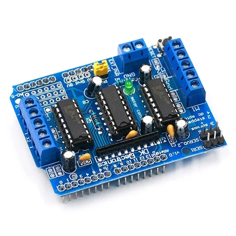 5PCS L293D Motor Drive Shield dual For arduino Duemilanove, Motor drive expansion board motor control shield