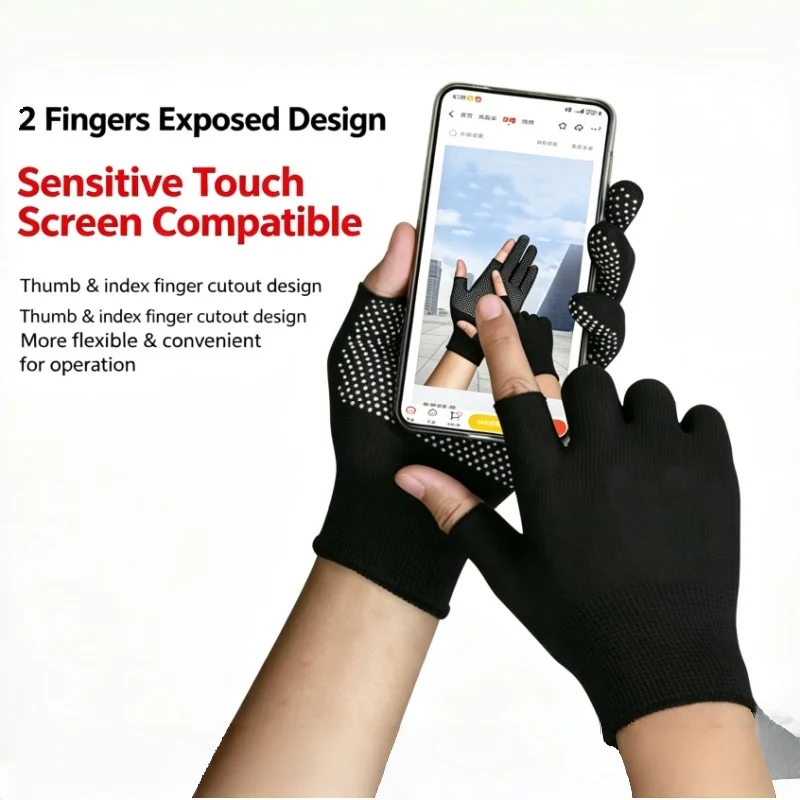 Breathable Sunscreen Non-slip Touch Screen Half Finger Nylon Gloves Men Women Outdoor Riding Fitness Sports Gloves image 3
