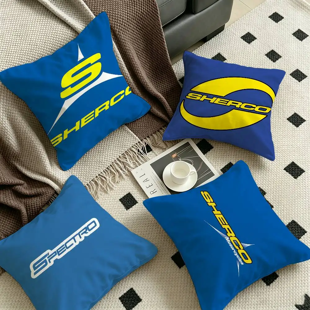 

S-Sherco LOGO Pillowcases Home Bedding Decorative Pillow Cover Wedding Super Soft Pillow Case