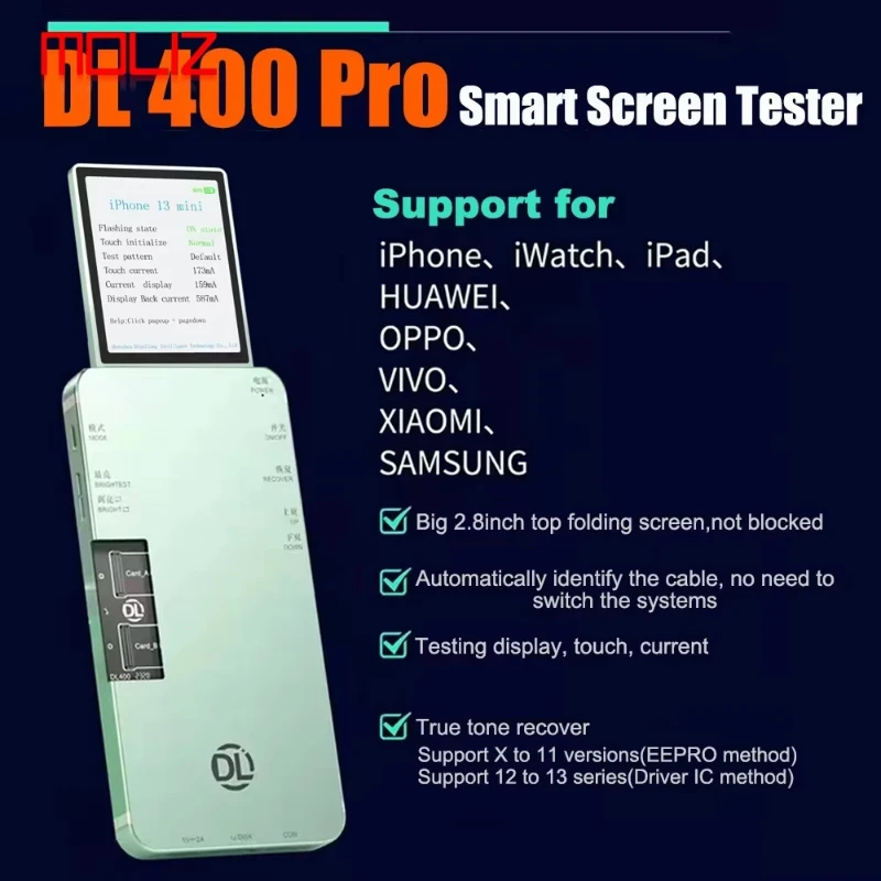DL400 Pro LCD Screen Tester for iPhone 6-16 Pro Max