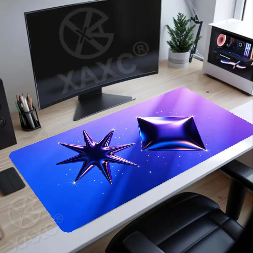 abstract mouse pad, geometric mousepad, modern desk mat, special pattern mouse pad, minimalist desk pad, large gaming mouse XAXC