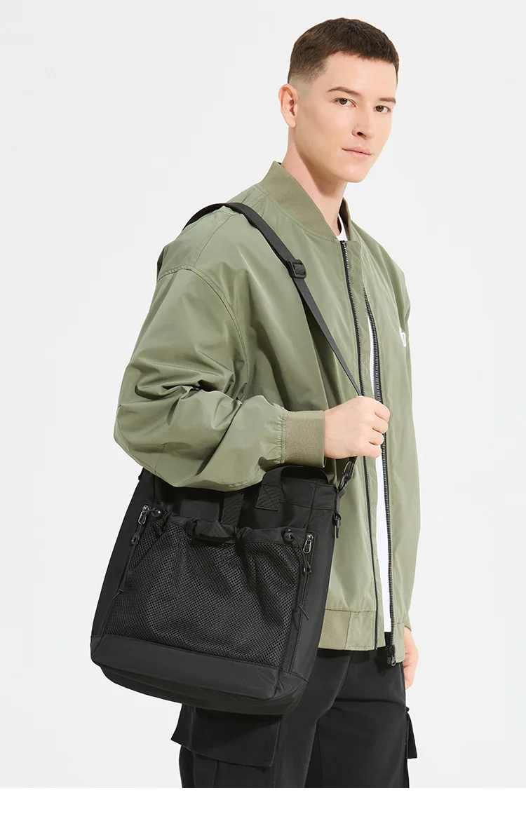 

Студенческая мужская ручная сумка через плечо, спецодежда, водонепроницаемая всесезонная сумка из ткани Оксфорд большой вместимости