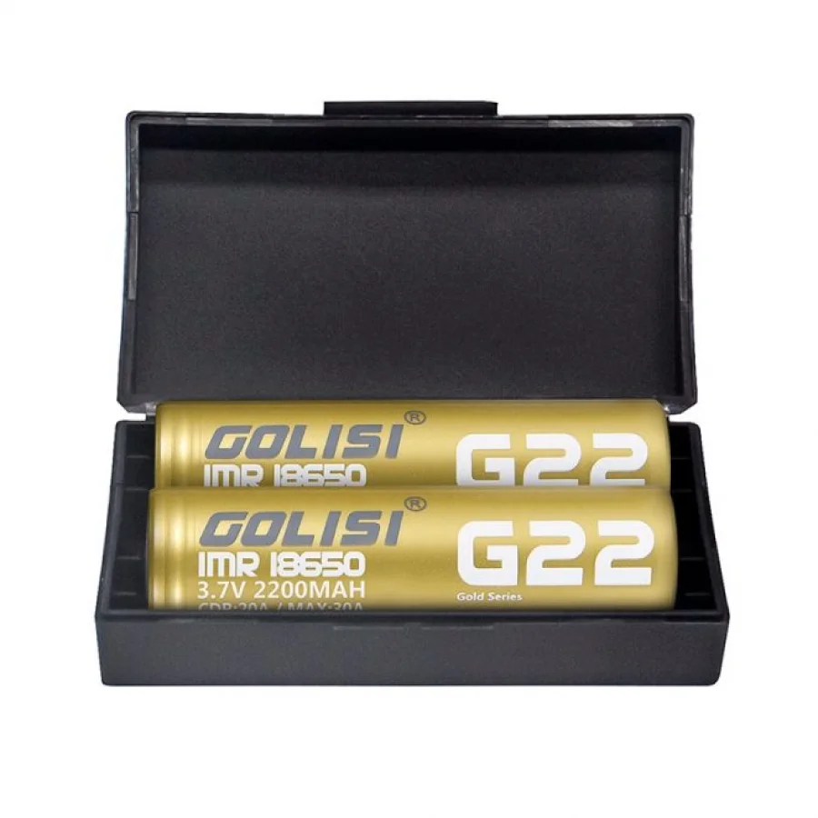 Rechargeable Battery 18650 2pcs/Pack Original GOLISI G22 IMR 18650 3.7V 2200mAh 20A MAX 30A