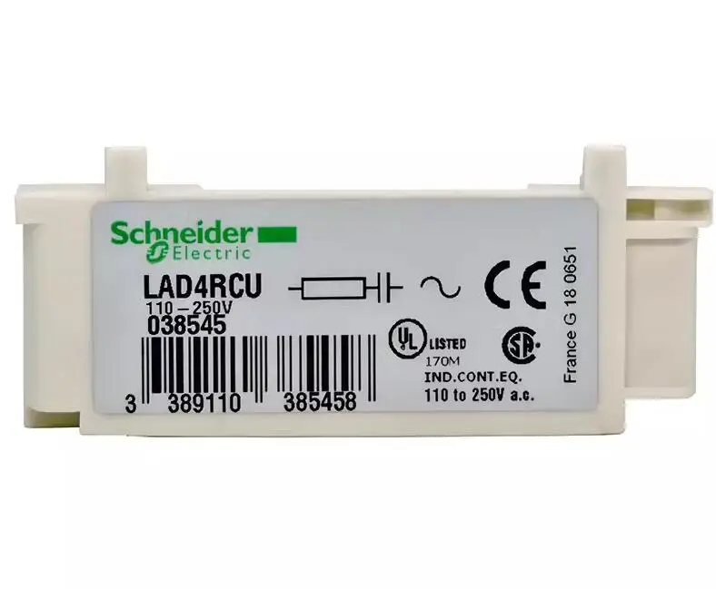 Elevator contactor arc extinguishing device LAD4RCU 【LC1-D09~38】 LA4DA2U 【LC1-D40~95】 LA4DA1U 【LC1D80...D150】