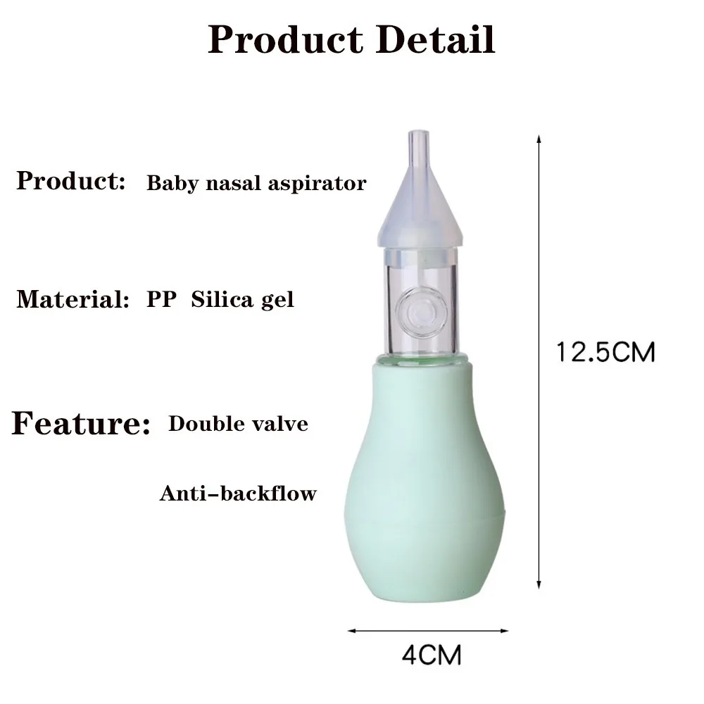 Vacuum Silicone Safety  Care Accessory Soft Tip Nose Cleaner