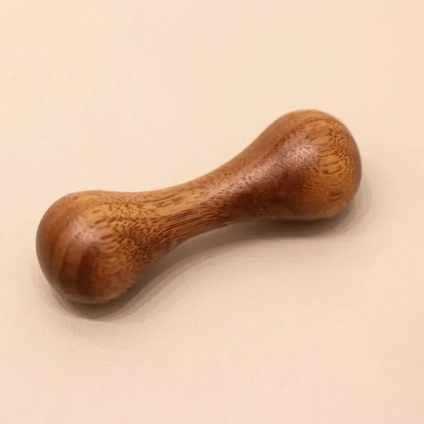 Decompression Fingertip Dumbbell Toy Solid Wood Small Bone Decompression Outdoor EDC Toys