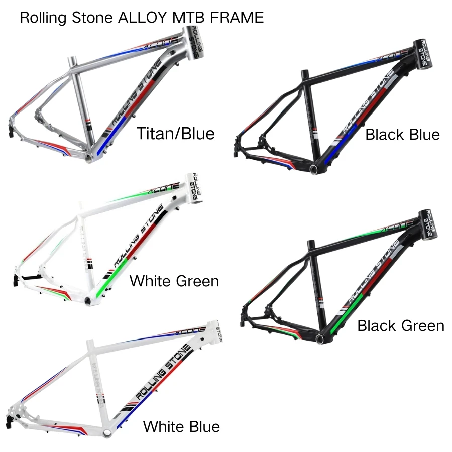 

Рама для горного велосипеда Rolling Stone XC ONE ALLOY, рама 27,5 дюйма, 16, 17 дюймов, 26, 16, 17, рамка для горного велосипеда с дисковым тормозом