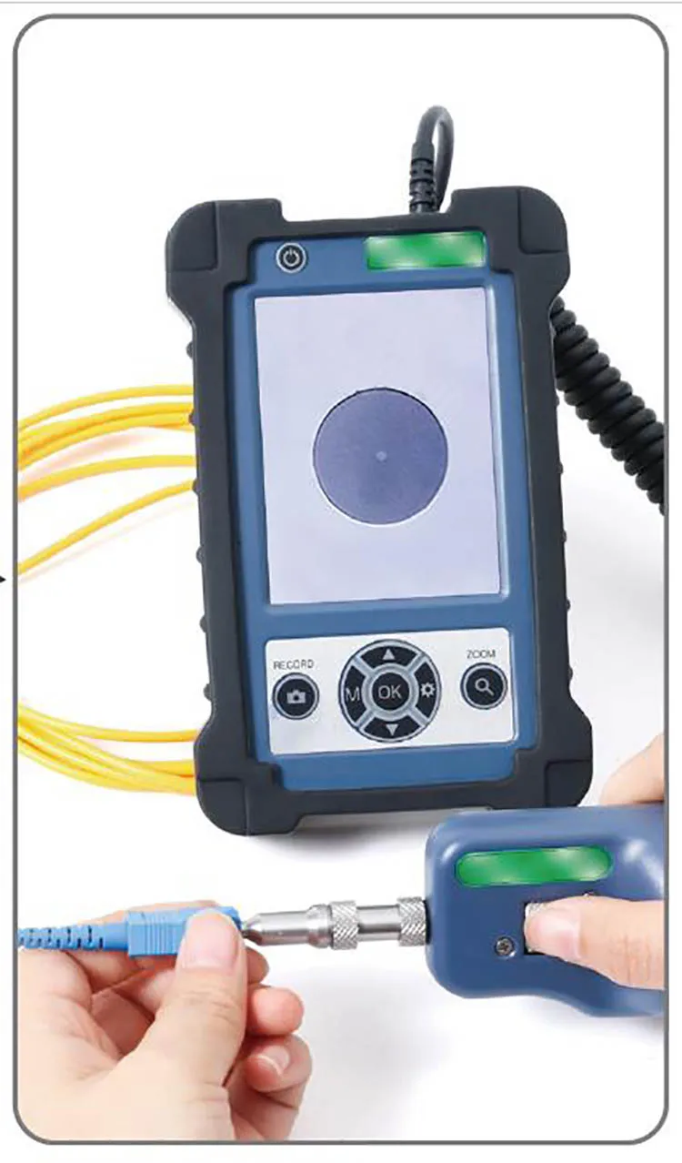 Fiber Optic Connector Endface Inspector Probe 400X KIP-600V Optical Tool Microscope For Inspecting Fiber Termination