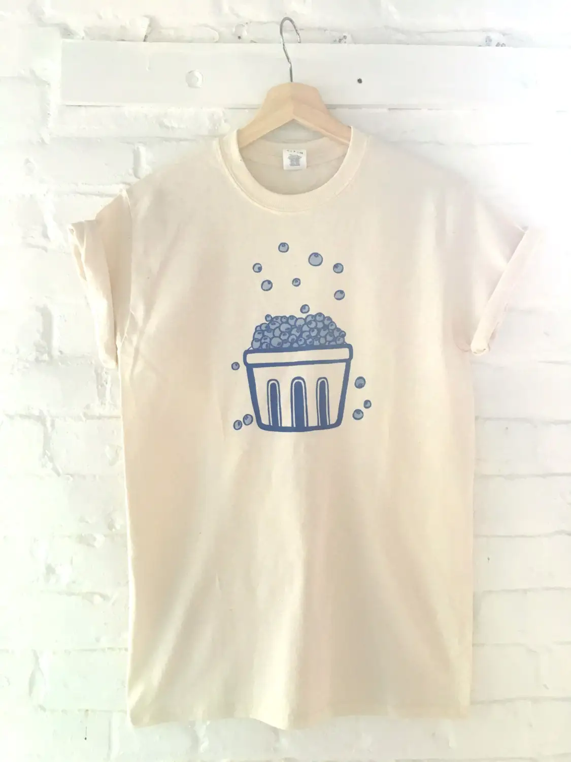 Blueberry T Shirt Food Screen Foodie