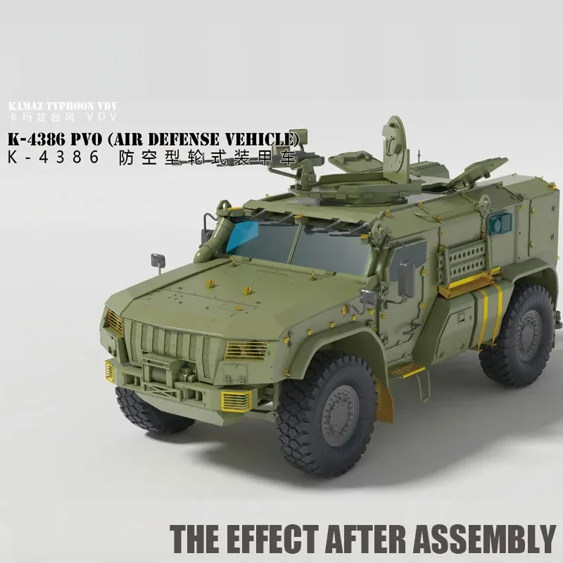 RPG Assembly Model Kit 35009 Typhoon VDV K-4386 Anti Aircraft Armored Vehicle 1/35