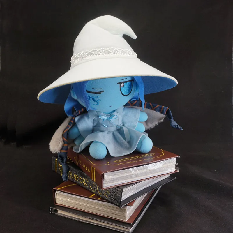 Alden Ring Ranni Plush Doll Fumo Stuffed Toy Blue Witch Game Peripheral Collectible Home Decoration Gift For Game Anime Fans