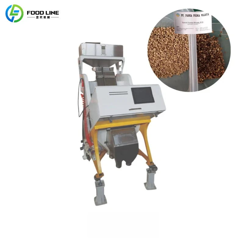 Customized High Configuration Digital Color Sorting Machine One Key Operation Intelligent Electronic Color Sorter Equipment