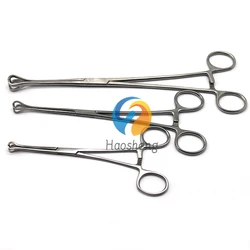 Surgical Babcock Tissue Forceps Intestinal Clamps Stomach Forceps 16cm 18cm 20cm 24cm