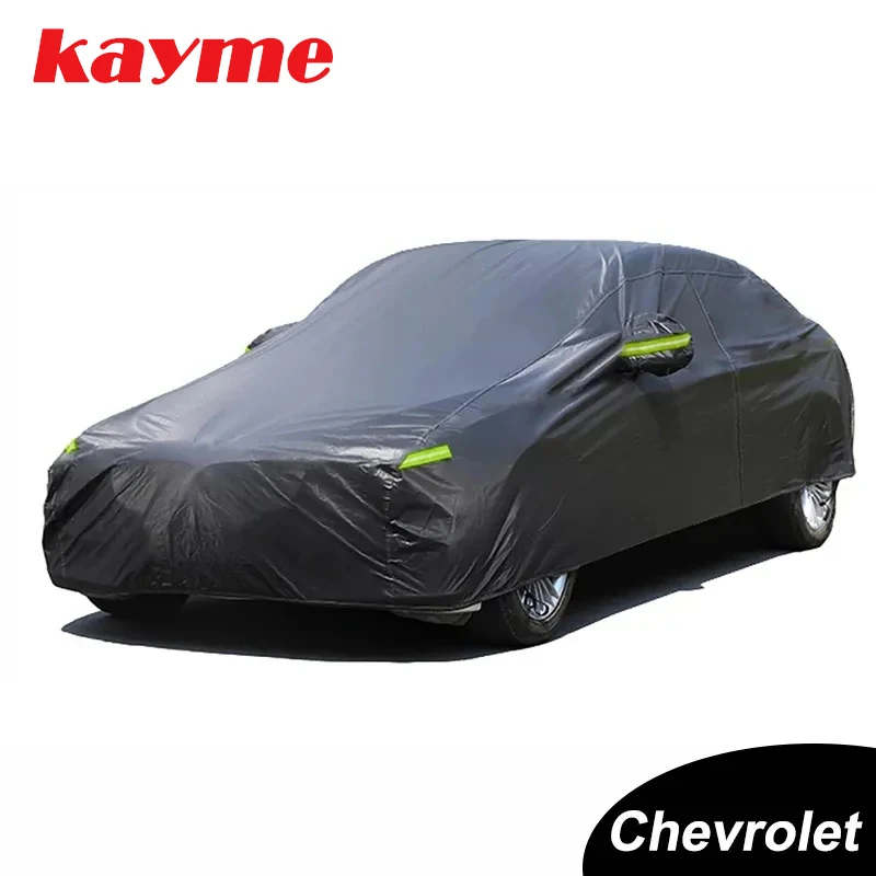 Kayme Black Car Covers Outdoor Sun Protection For Ford Focus Fiesta Fusion Explorer Kuga