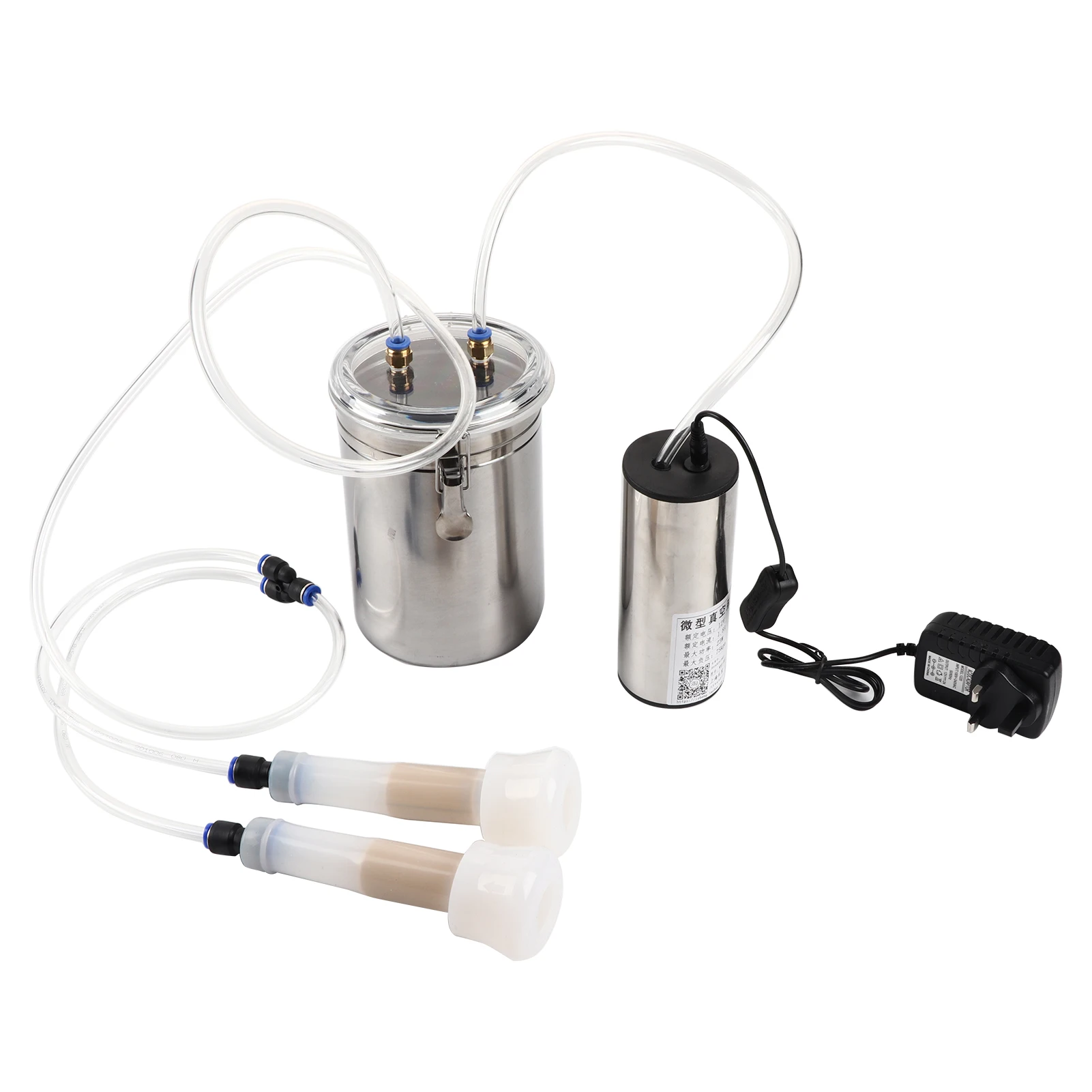 

2L Goat Sheep Cow Milking Kit Portable Electric Milking Machine