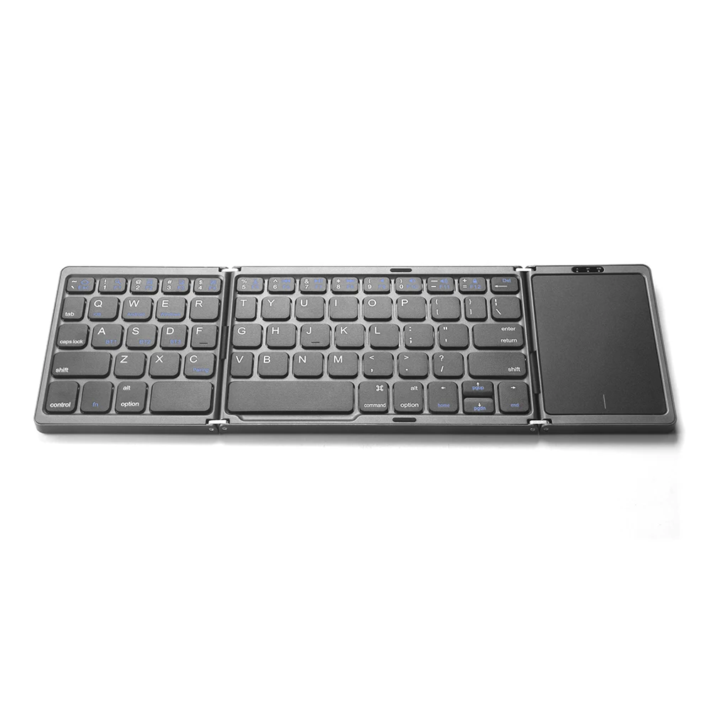 Portable B089T BT Trackpad Best Selling Slim Foldable Folding Wireless Keyboard