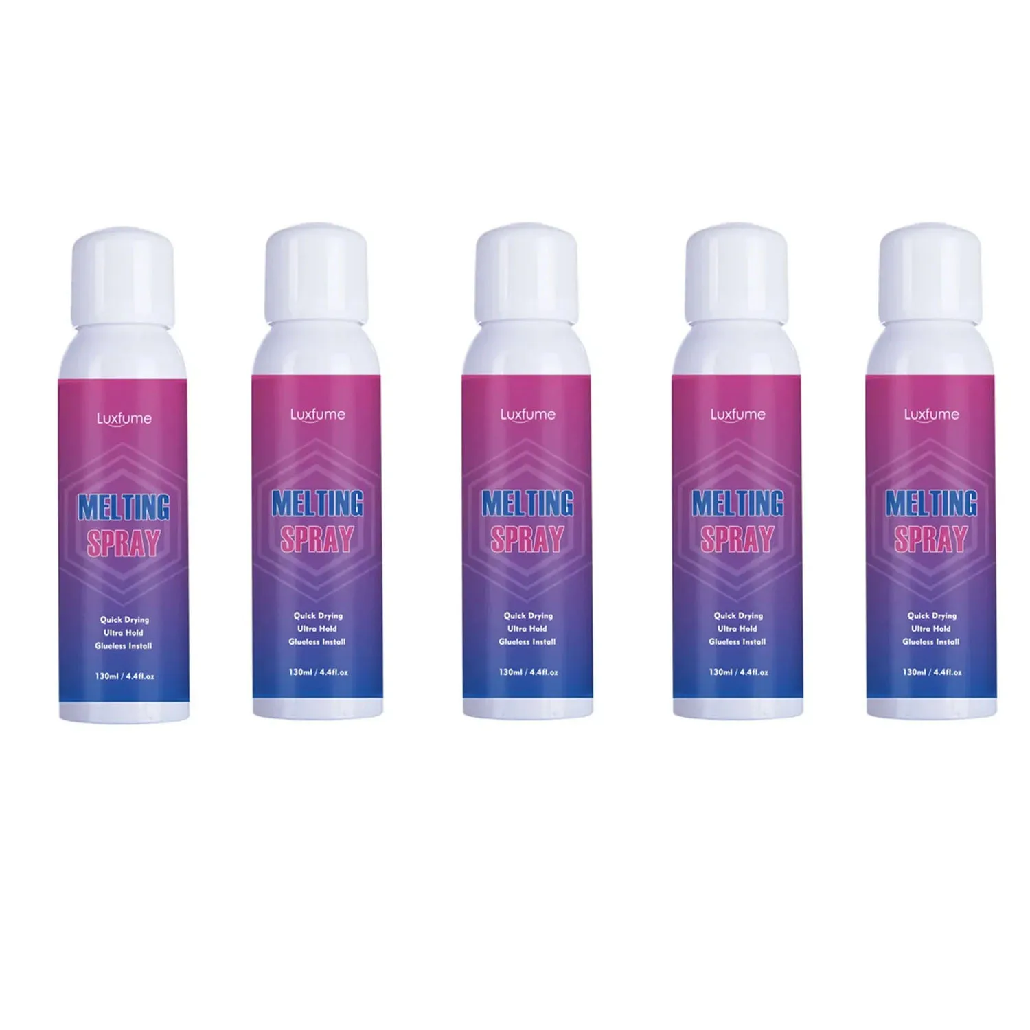 

3/5pcs Lace Wig Glue Quick Drying Spray Long Lasting Invisible Lace Natural Melting And Holding Mousse Spray Front Lace Wig Glue