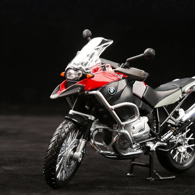 Maisto 1/12 BMW R1200GS Assembled Version Alloy Motorcycle Model Shock Absorbers Collection Toy Car Kid Gift