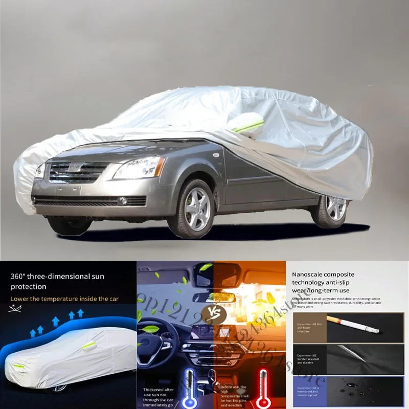 For Chery A5 Auto Anti snow Anti dust Anti-uv Anti peeling paint And Anti Rainwater 210t car cover Car cover protection