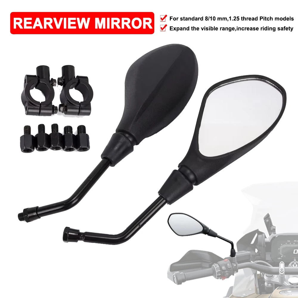 

Motorcycle Accessories Rearview Mirror 8mm 10mm Adapter 7/8 Clamp For BMW R1250GS R1200GS S1000 R/XR For Honda For Suzuki Series