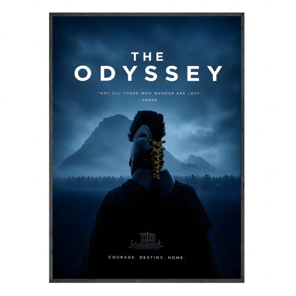 Movie T-The Odyssey Painting Calligraphy Poster Print Modern Decor Room Home Decor Canvas Art Pictures Home For Living Room