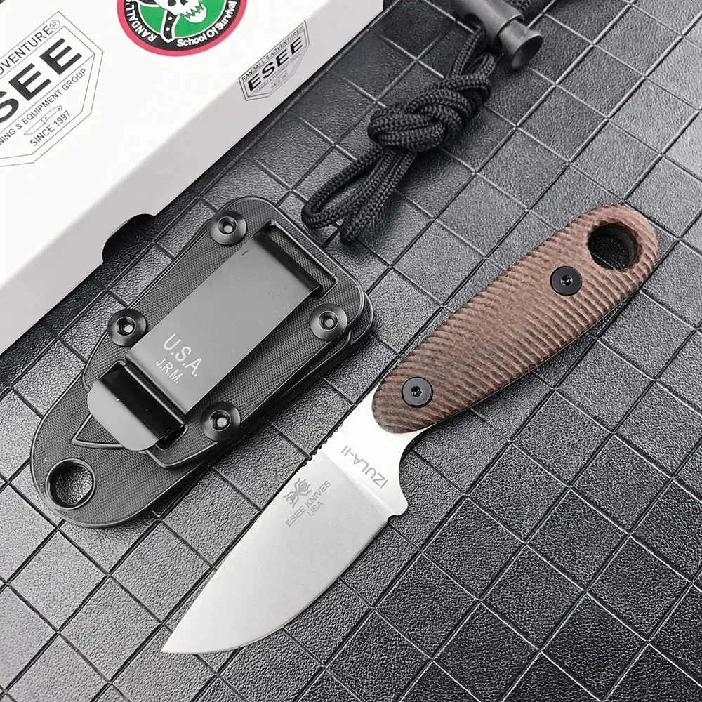 Izula EDC Outdoor Camping Adventure Portable Cutter Hiking Backpacking Trekking Utility Fixed Knife with Sheath Daily Cutter - view 5