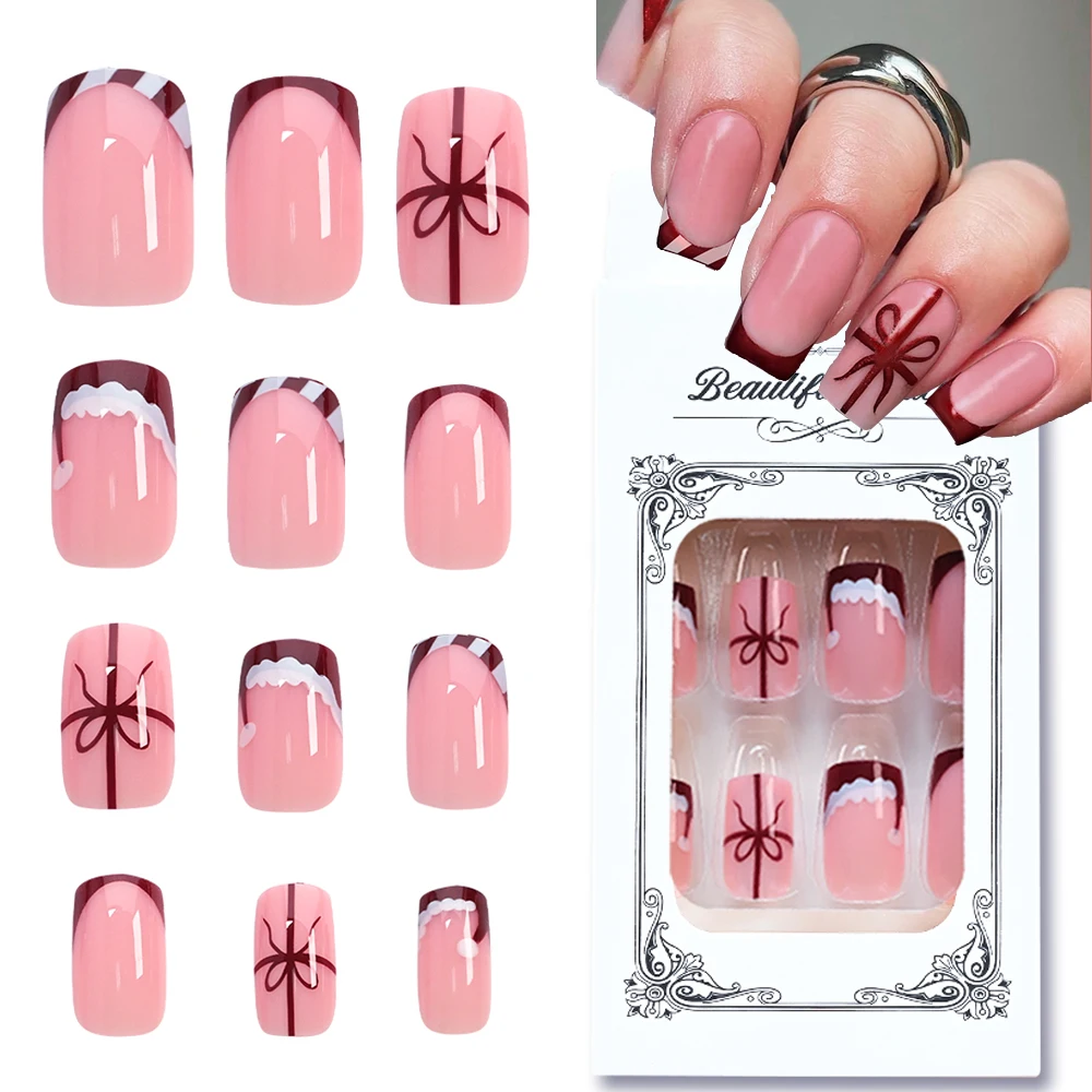 24Pcs/Box Nide Pink… - image