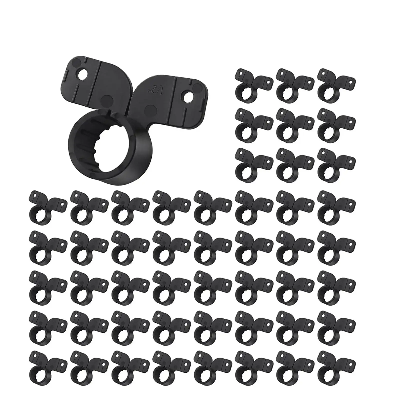 50Pcs Pex Tubing Clamps Butterfly Home Improvement Easy Installation