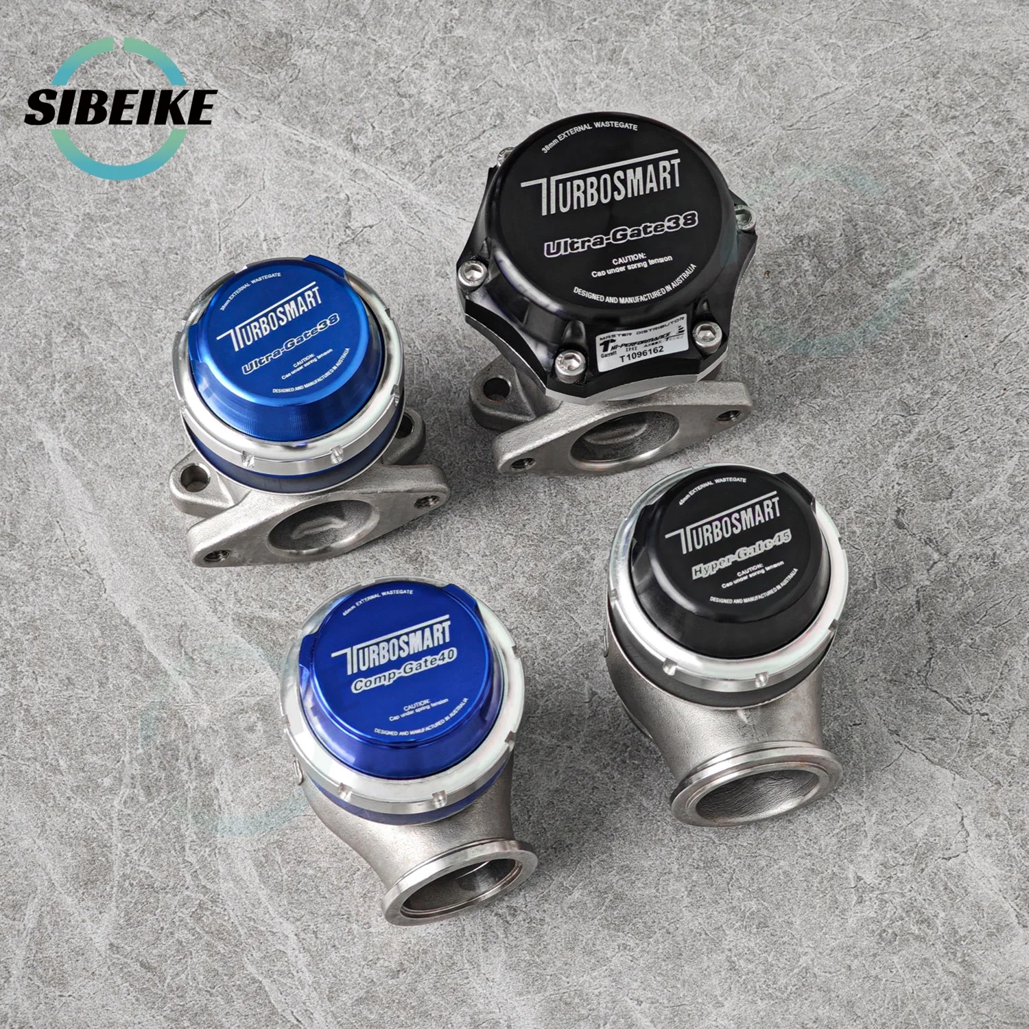 Porte-déchets Turbosmart 38mm 40mm 45mm, noir bleu, bande V externe pour collecteur