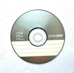 Wholesale 5 discs Grade A X4 4.7 GB Blank Printed DVD RW Disc