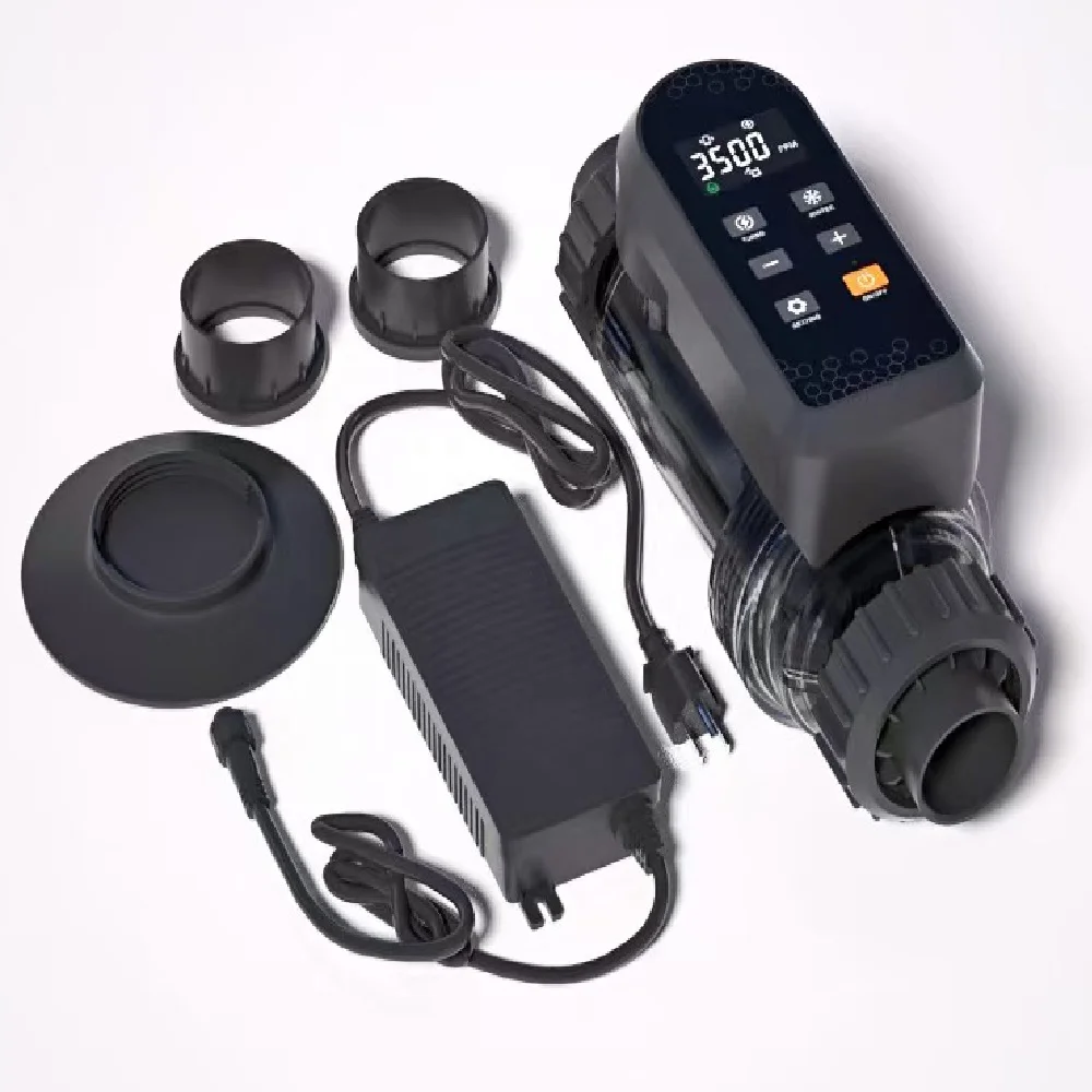 Generatore di cloro sale per piscina Sistema di cloratore di sale elettrolitico professionale Telecomando di