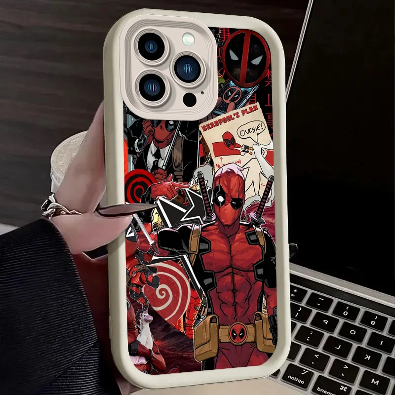 حافظة لهاتف آيفون 16 16E 15 14 13 12 11 Pro Max X XS X S Max XR SE 2020 SE4 7 8 غطاء مقاوم للصدمات